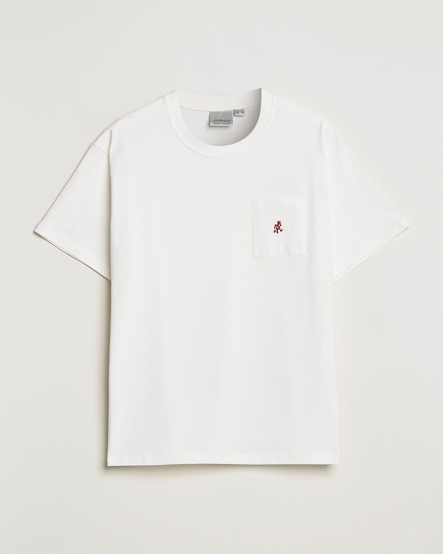 Mies | T-paidat | Gramicci | One Point Cotton Tee White