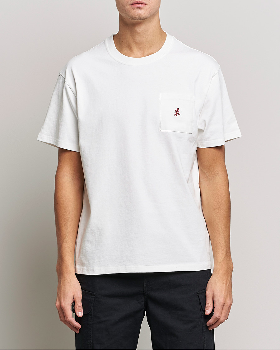 Mies | T-paidat | Gramicci | One Point Cotton Tee White