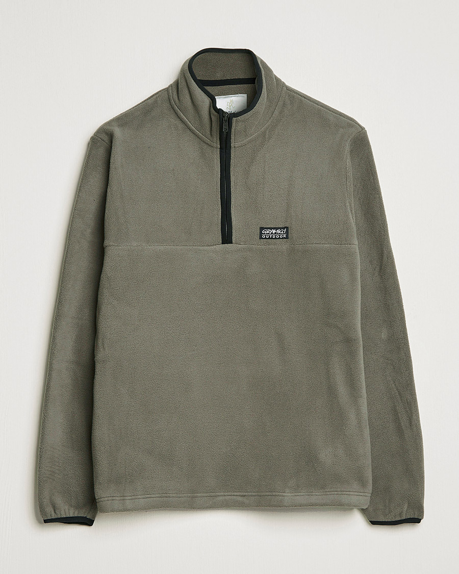 Mies | Puserot | Gramicci | Mock Neck Fleece Grey