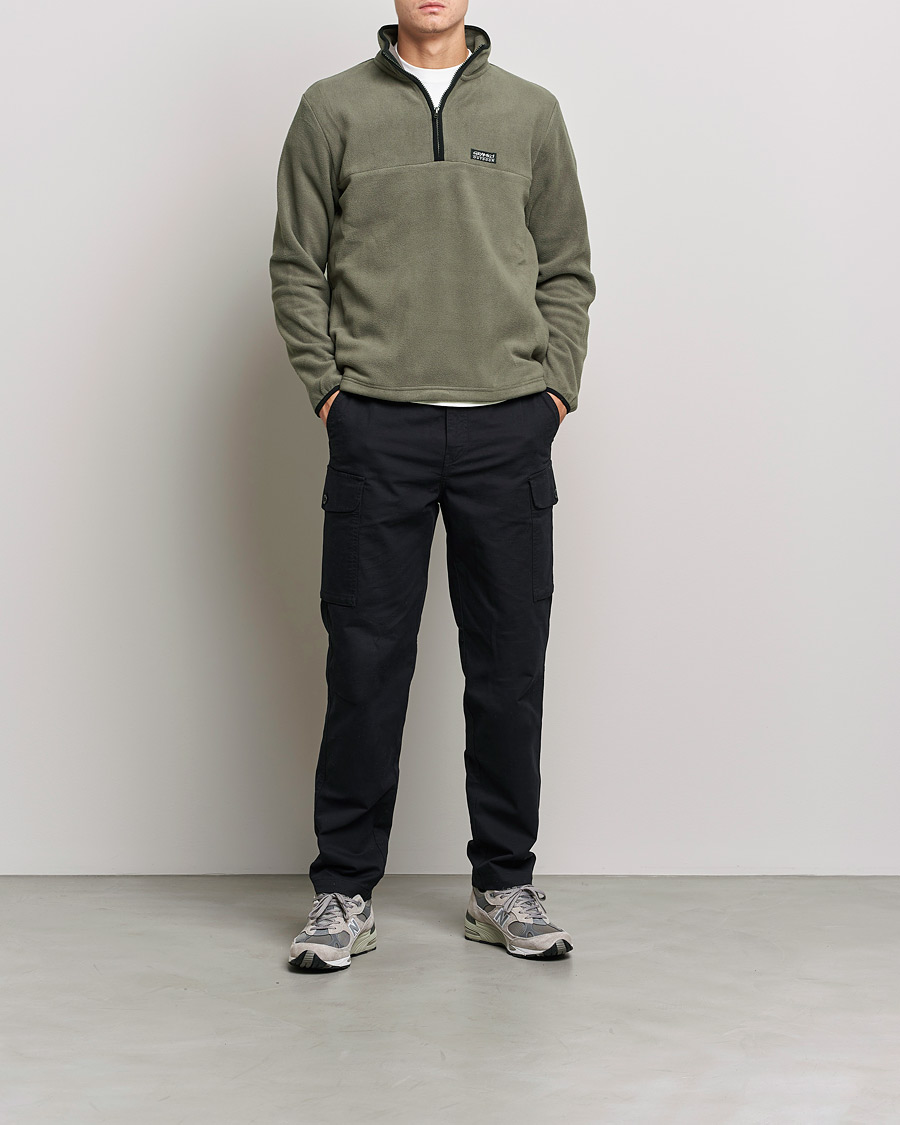 Mies | Puserot | Gramicci | Mock Neck Fleece Grey