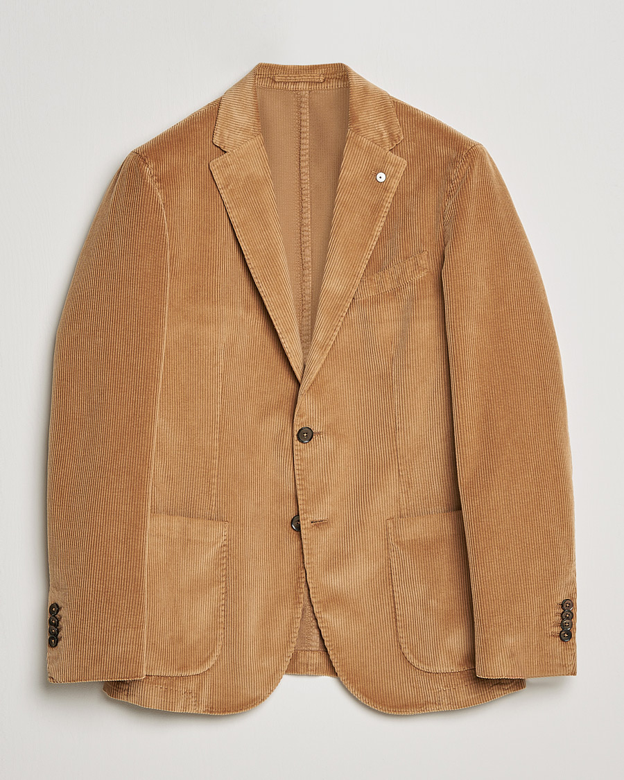 Mies | Pikkutakit | L.B.M. 1911 | Jack Corduroy Blazer Light Brown