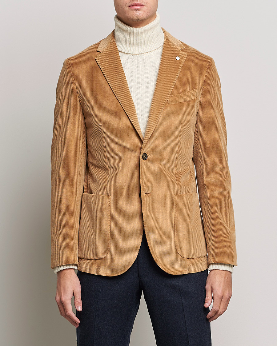 Mies | Pikkutakit | L.B.M. 1911 | Jack Corduroy Blazer Light Brown