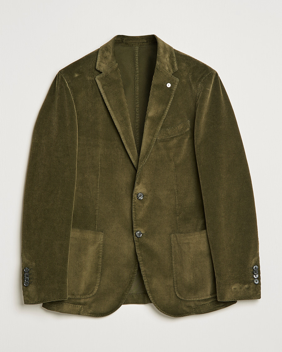Mies | Pikkutakit | L.B.M. 1911 | Jack Corduroy Blazer Olive