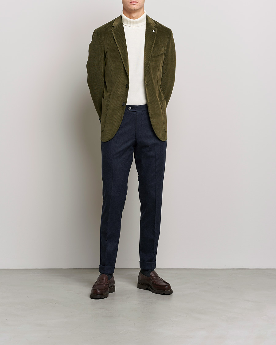 Mies | Pikkutakit | L.B.M. 1911 | Jack Corduroy Blazer Olive