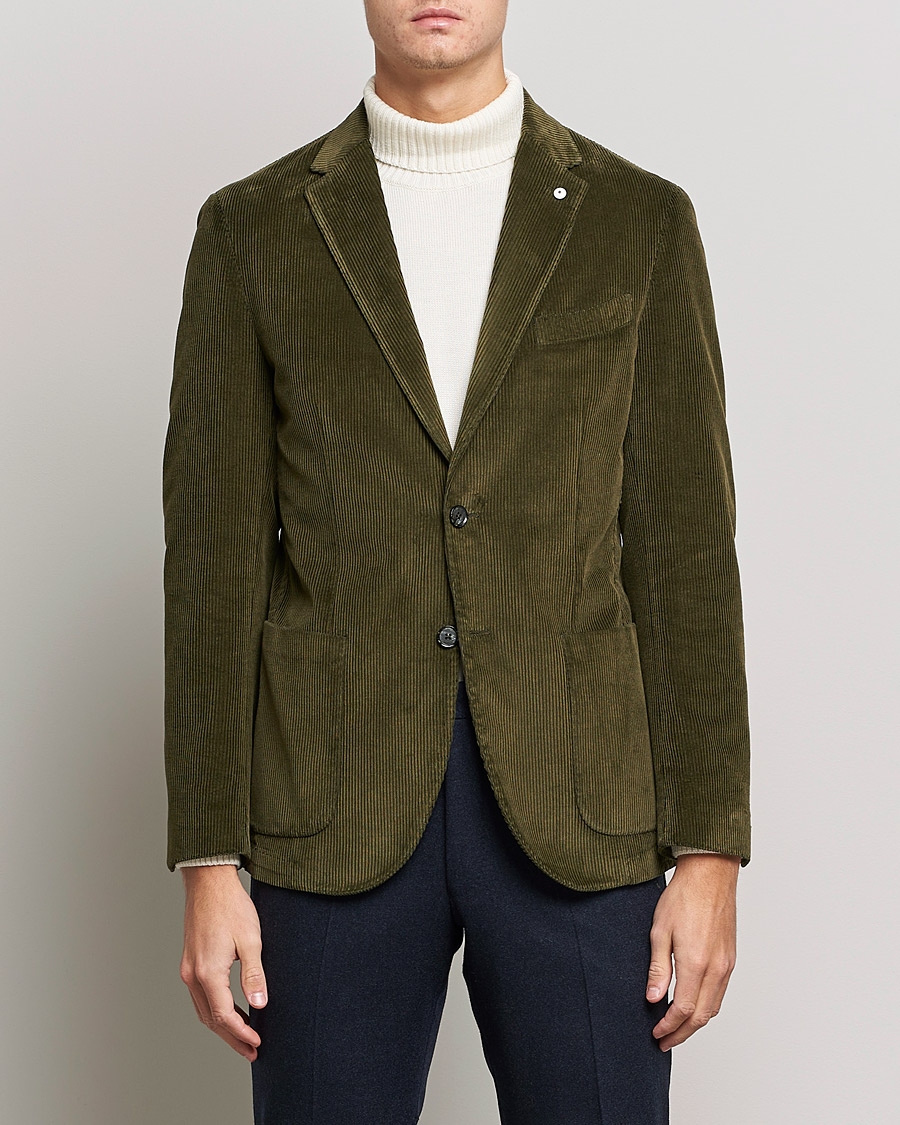 Mies | Pikkutakit | L.B.M. 1911 | Jack Corduroy Blazer Olive