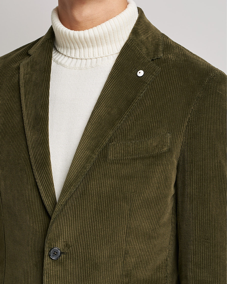 Mies | Pikkutakit | L.B.M. 1911 | Jack Corduroy Blazer Olive
