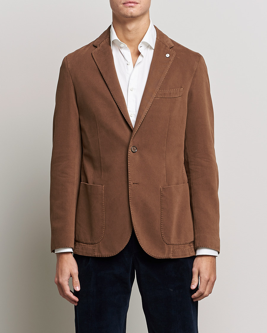 Mies | Pikkutakit | L.B.M. 1911 | Jack Cotton/Cashmere Blazer Brown
