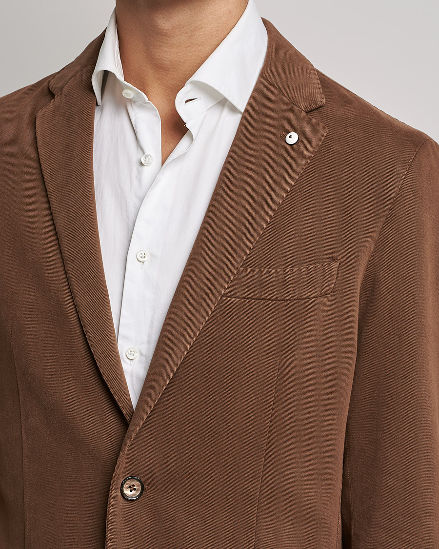 Mies | Pikkutakit | L.B.M. 1911 | Jack Cotton/Cashmere Blazer Brown