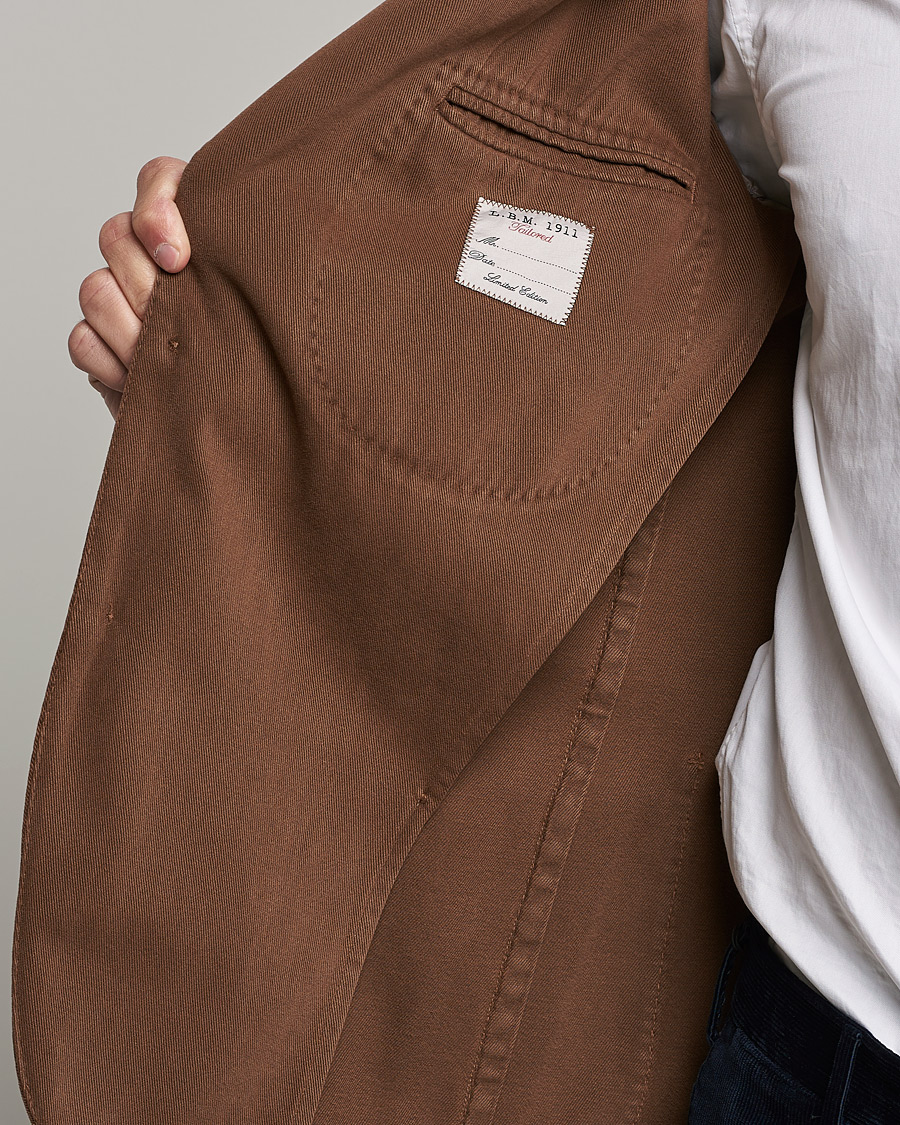 Mies | Pikkutakit | L.B.M. 1911 | Jack Cotton/Cashmere Blazer Brown