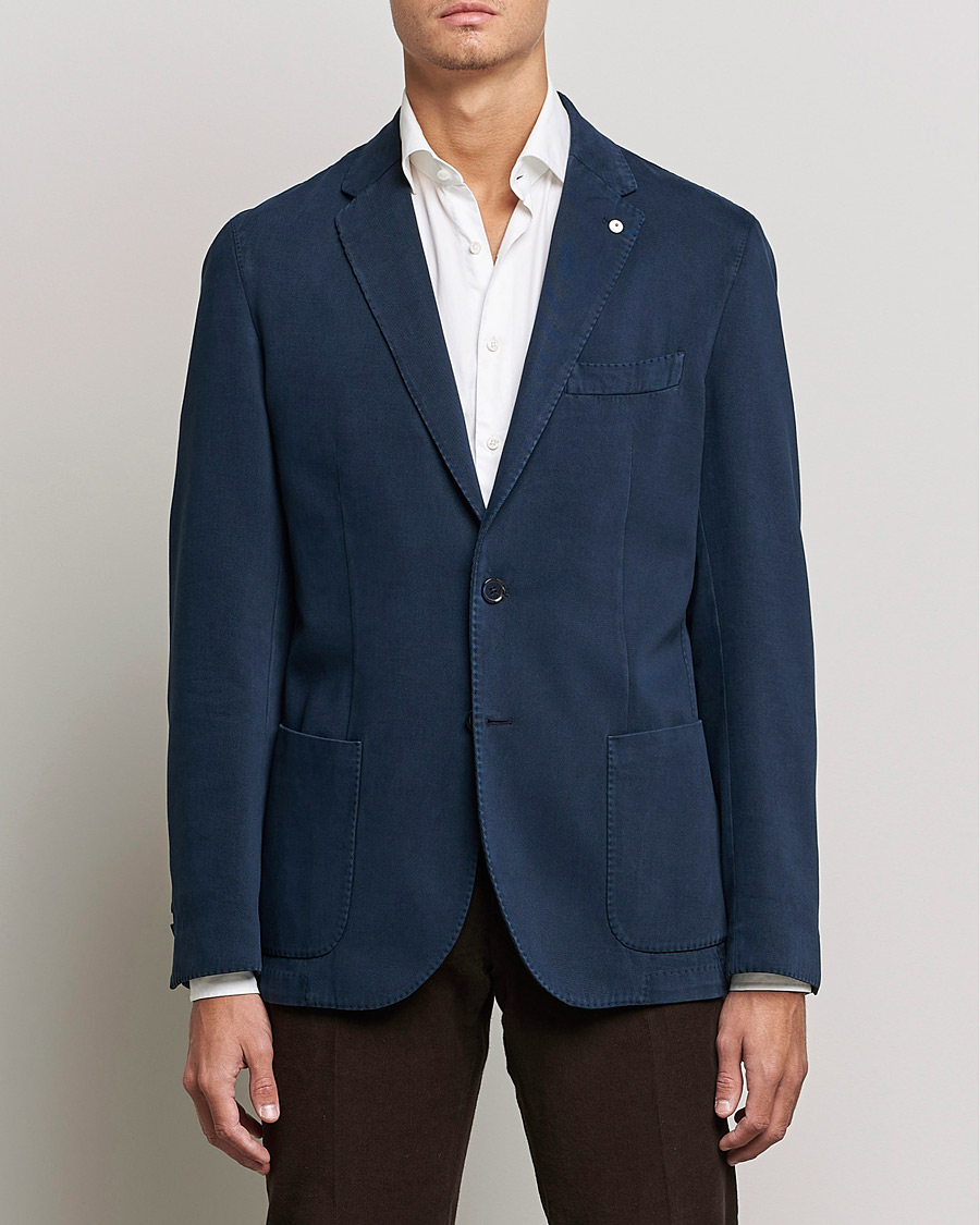 Mies | Pikkutakit | L.B.M. 1911 | Jack Cotton/Cashmere Blazer Navy