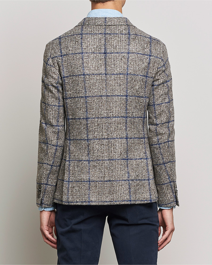 Mies | Pikkutakit | L.B.M. 1911 | Jack Checked Wool Blazer Grey/Blue