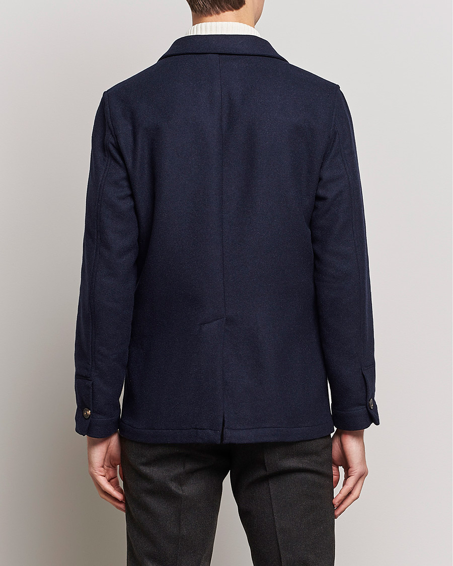 Mies | Kauluspaidat | Lardini | Wool/Cashmere Shirt Jacket Navy