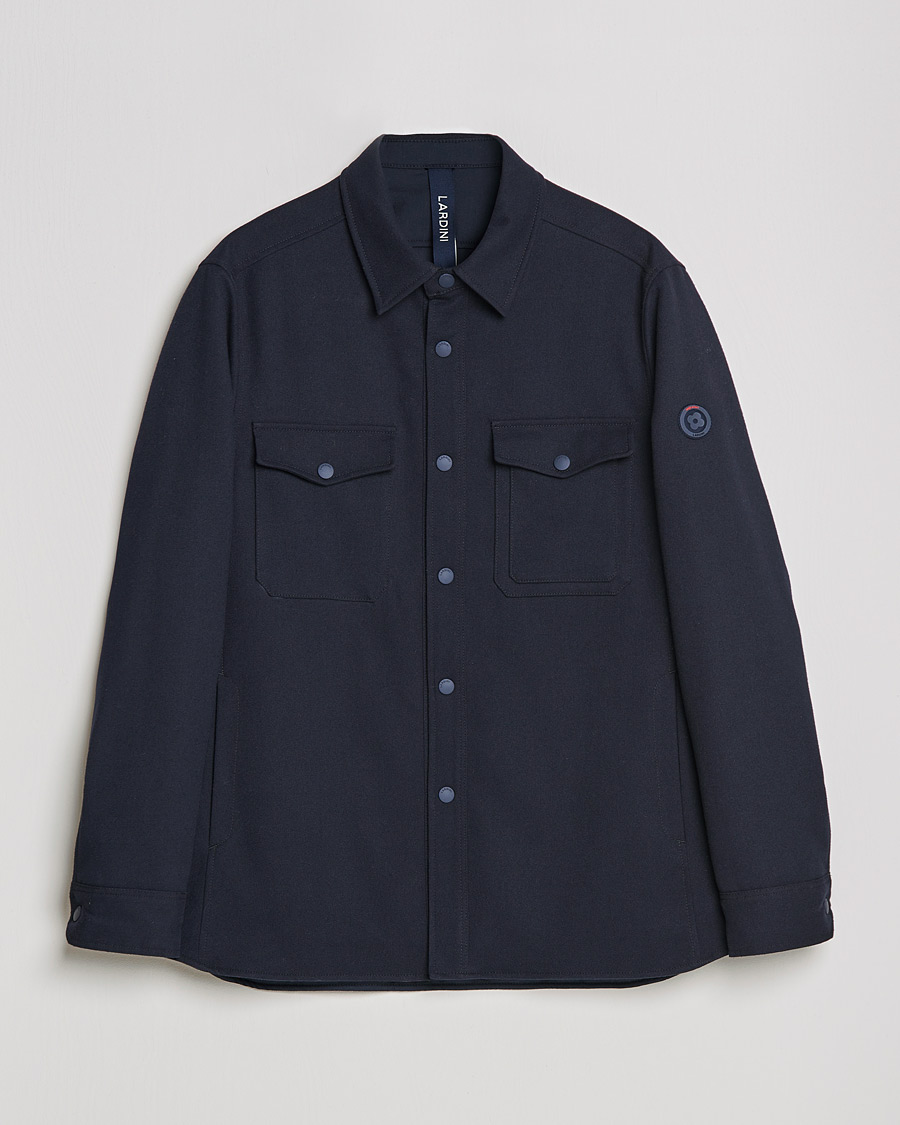 Mies | Takit | Lardini | Ircelle Reversible Wool/Nylon Jacket Navy