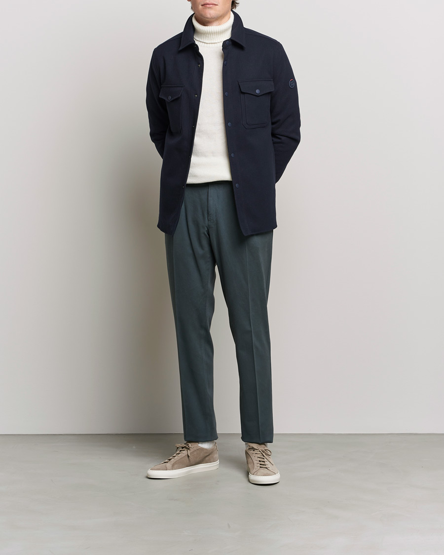 Mies | Takit | Lardini | Ircelle Reversible Wool/Nylon Jacket Navy