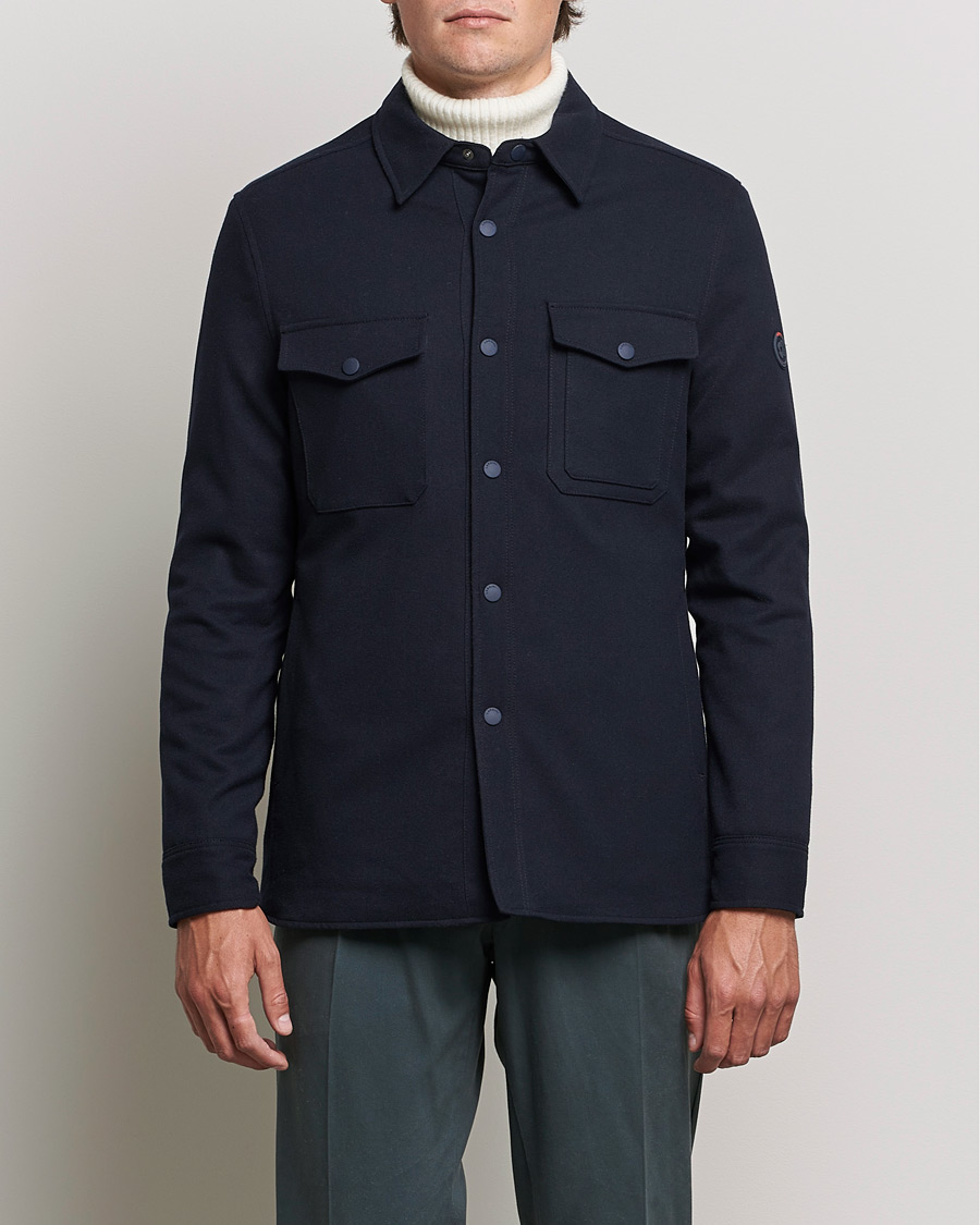 Mies | Takit | Lardini | Ircelle Reversible Wool/Nylon Jacket Navy
