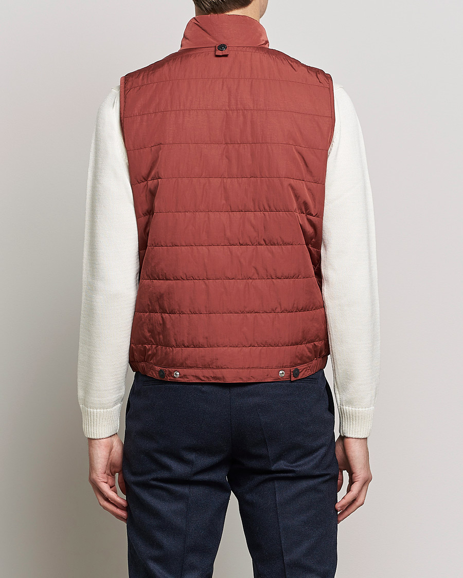 Mies | Takit | Oscar Jacobson | Liner EVO Waistcoat Soft Red