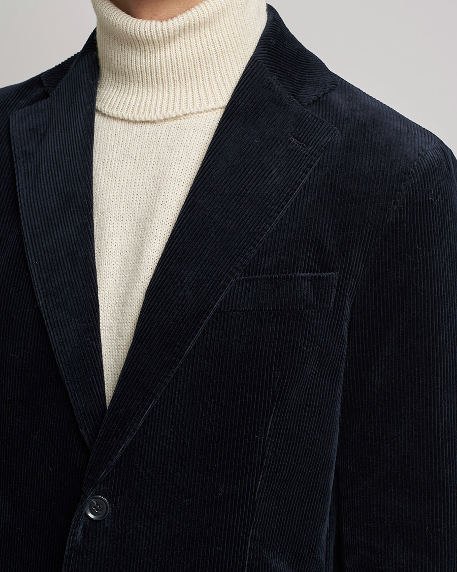 Mies | Pikkutakit | Oscar Jacobson | Ferry Soft Cord Blazer Navy