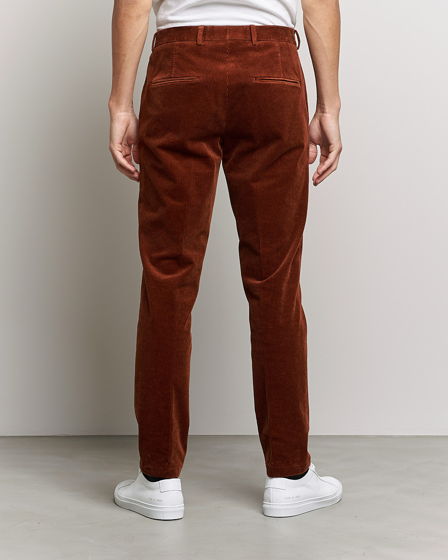 Mies | Housut | Oscar Jacobson | Denz Corduroy Trousers Orange
