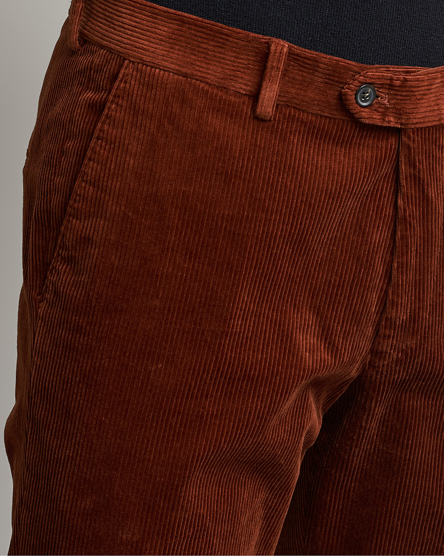 Mies | Housut | Oscar Jacobson | Denz Corduroy Trousers Orange