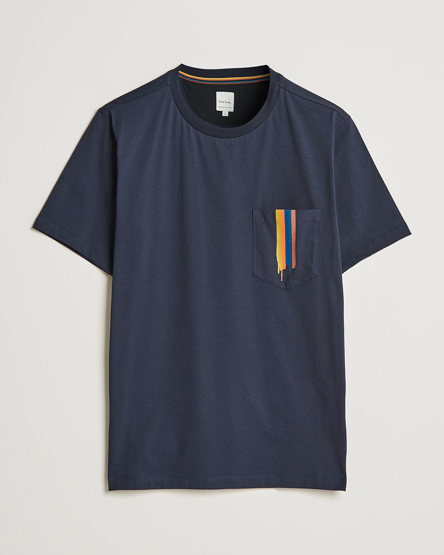 Mies | T-paidat | Paul Smith | Artist Stripe T-shirt Navy