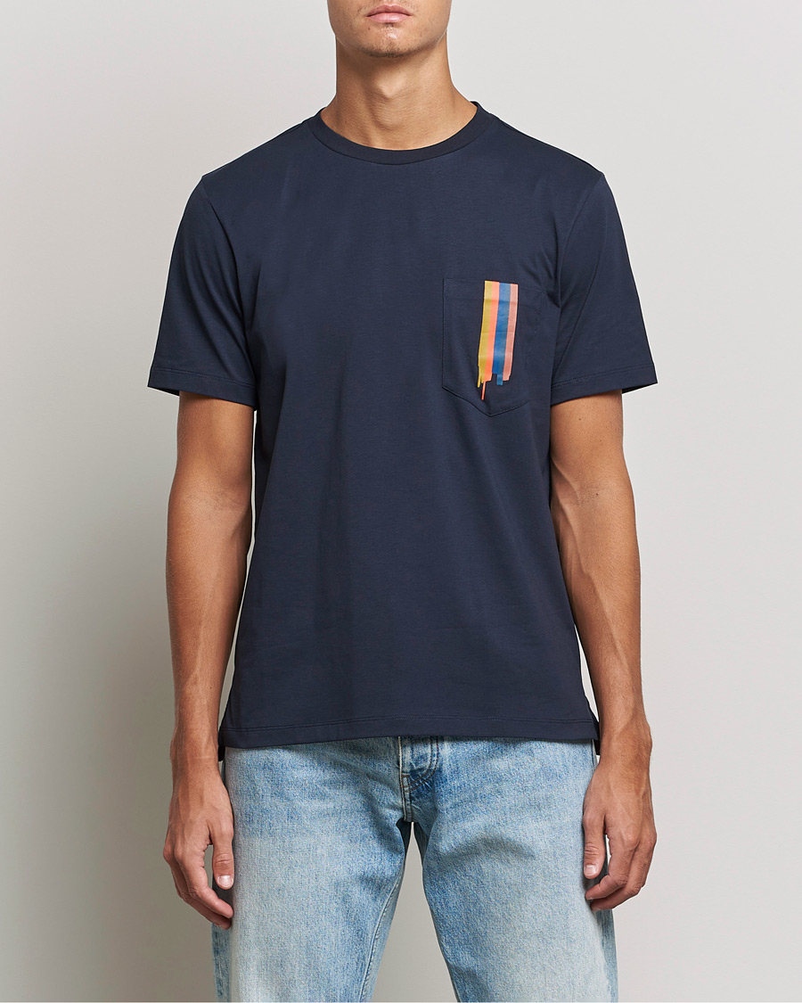 Mies |  | Paul Smith | Artist Stripe T-shirt Navy