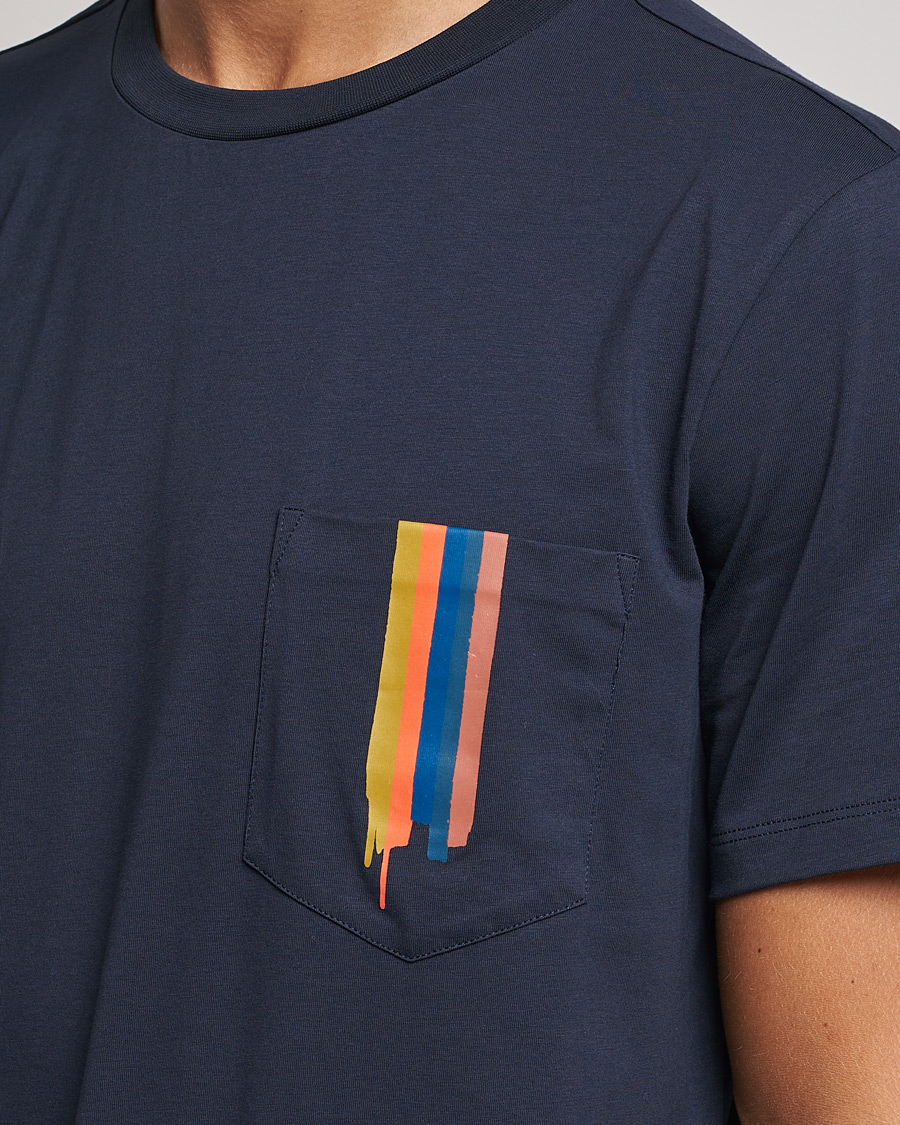 Mies | T-paidat | Paul Smith | Artist Stripe T-shirt Navy