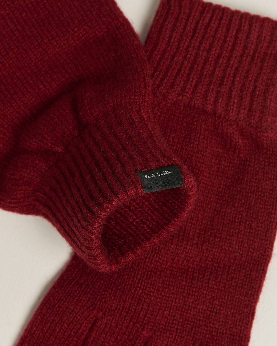 Mies | Paul Smith Chashmere Glove Red | Paul Smith | Chashmere Glove Red