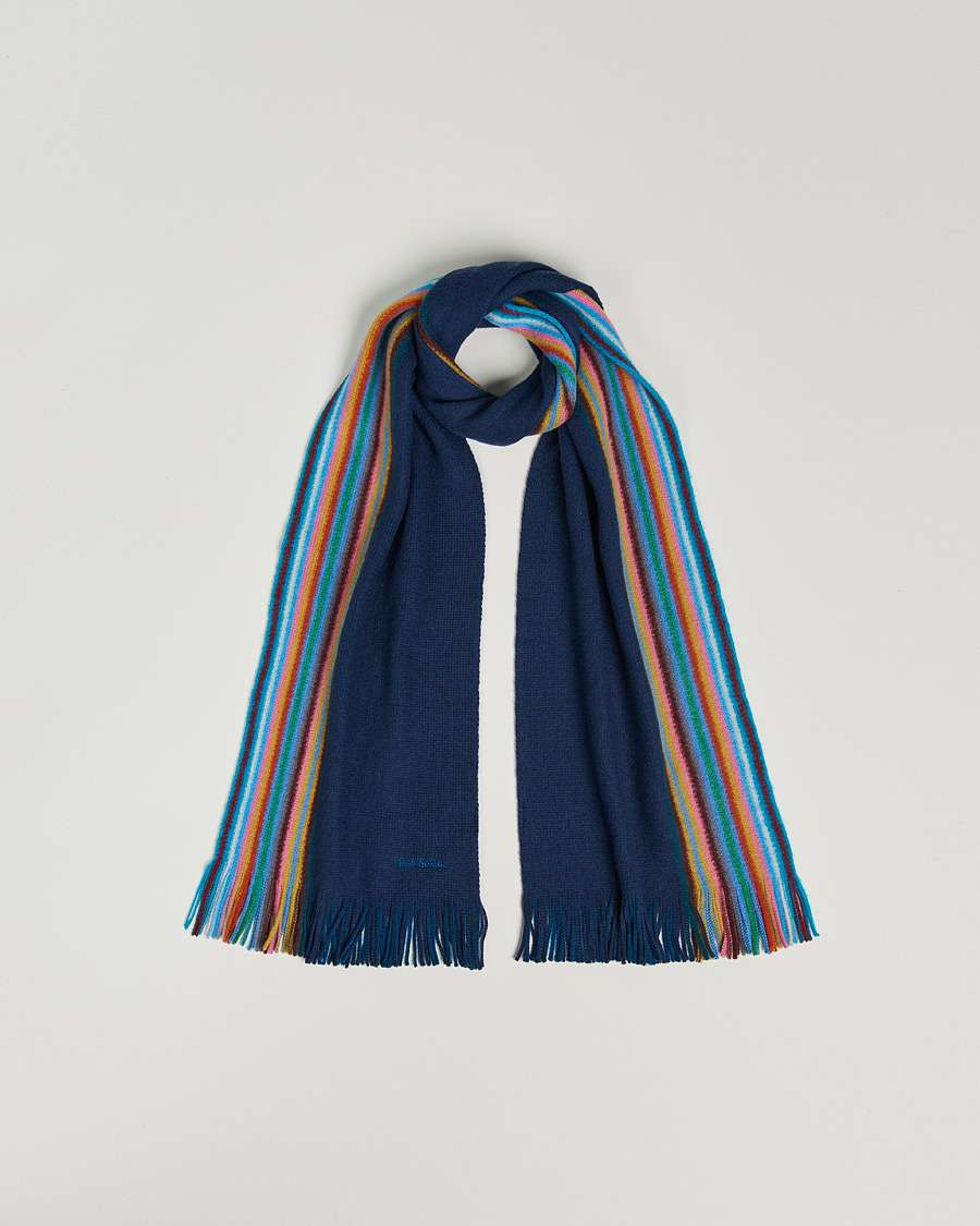 Mies | Paul Smith Merino Wool Scarf Blue | Paul Smith | Merino Wool Scarf Blue