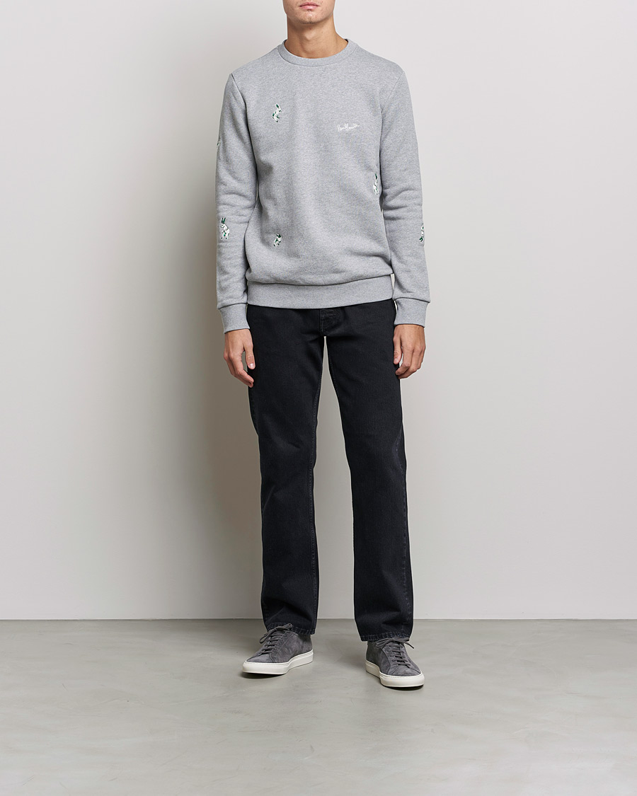 Mies | Harmaat collepuserot | Paul Smith | Embroidered Sweatshirt Grey