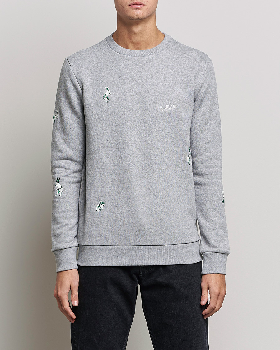 Mies | Puserot | Paul Smith | Embroidered Sweatshirt Grey