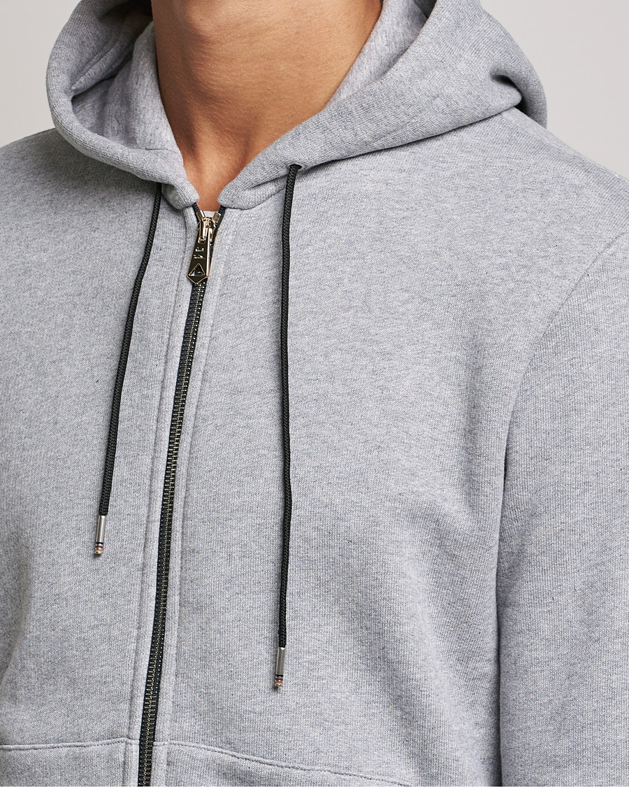 Mies | Puserot | Paul Smith | Hooded Zip Sweatshirt Grey