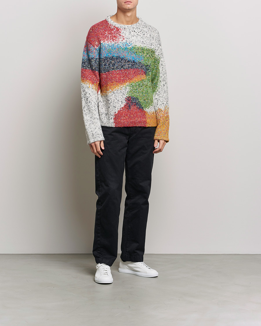 Mies | Puserot | Paul Smith | Cotton Alpaca Knitted Sweater Beige