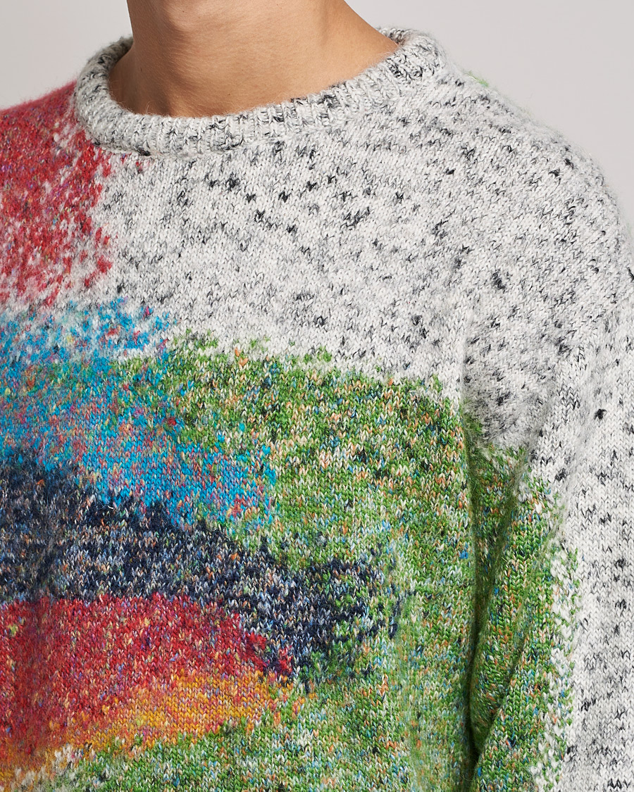 Mies | Puserot | Paul Smith | Cotton Alpaca Knitted Sweater Beige