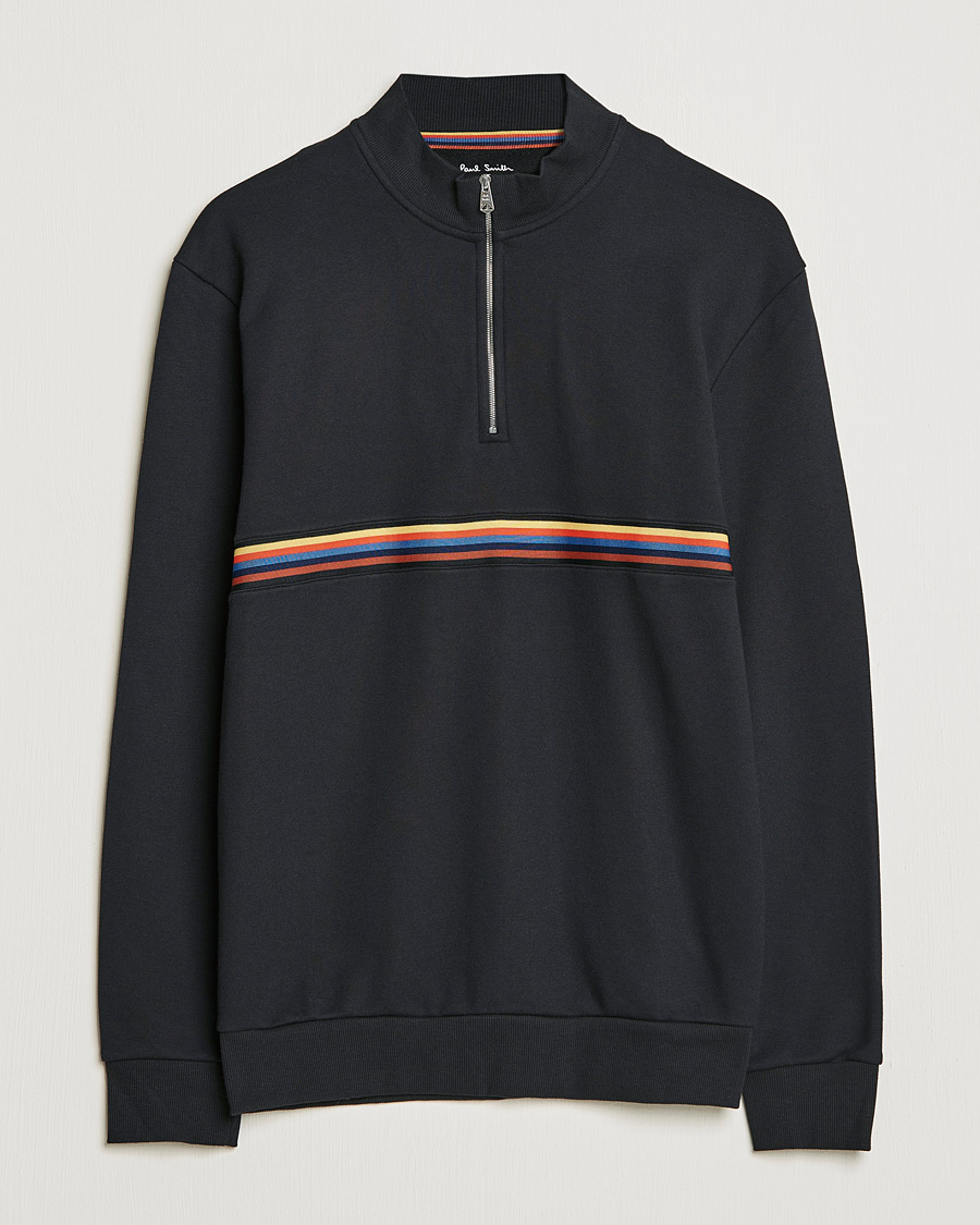 Mies | Puserot | Paul Smith | Half Zip Sweatshirt Black