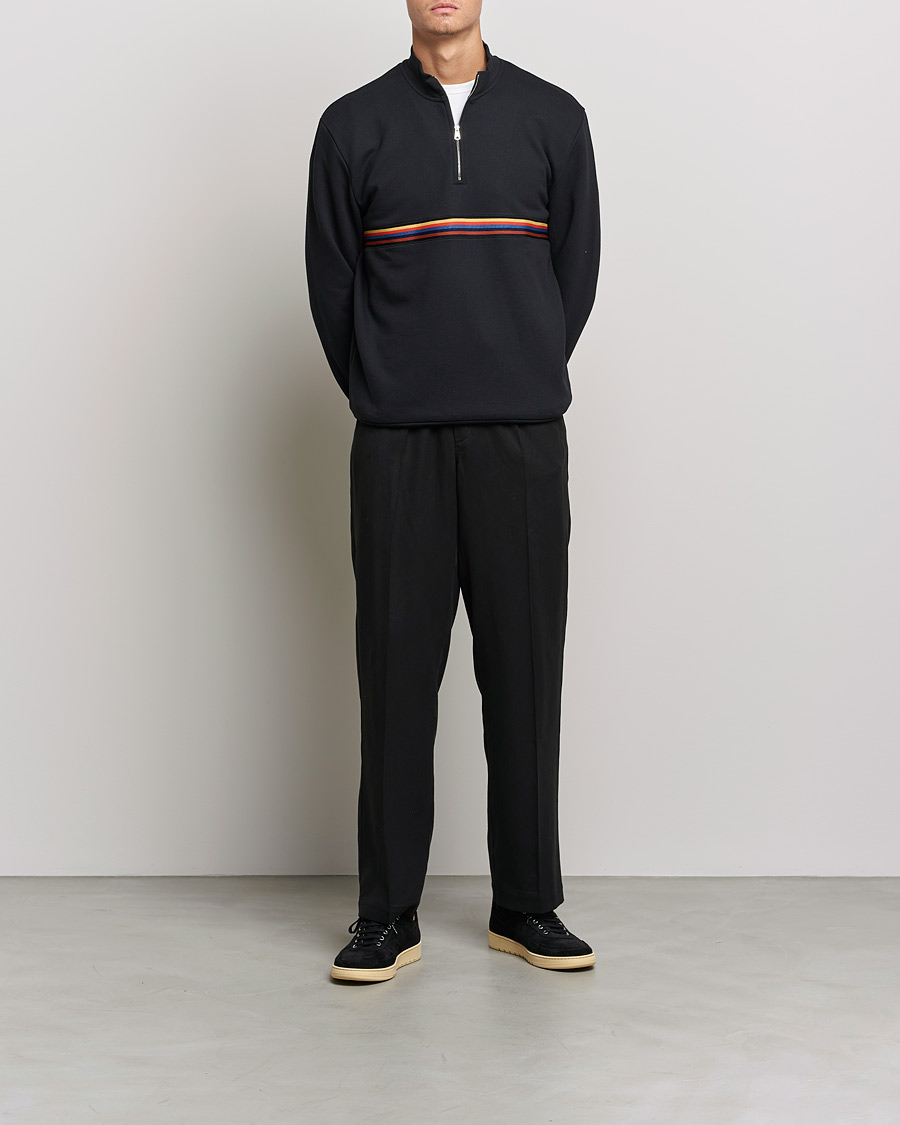 Mies | Puserot | Paul Smith | Half Zip Sweatshirt Black