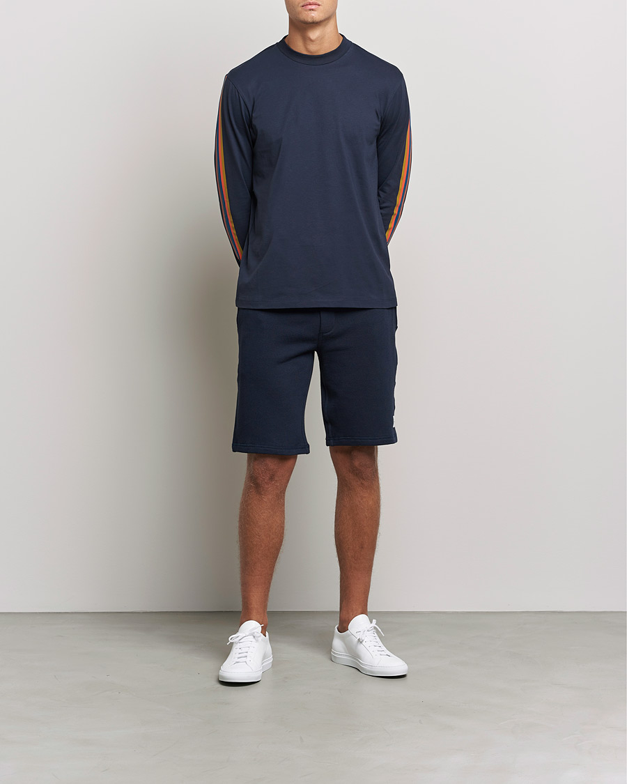 Mies | Shortsit | Paul Smith | Birght Stripe Sweat Shorts Navy