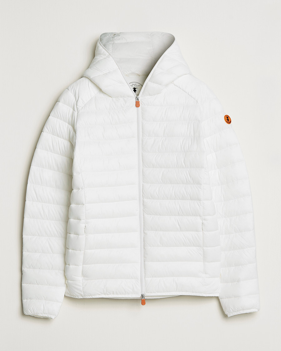 Miehet |  | Save The Duck | Donald Lightweight Padded Hooded Jacket Off White