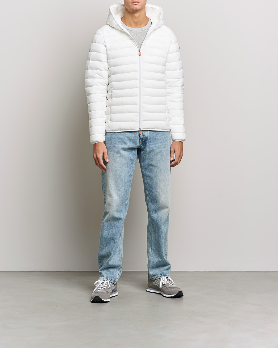 Mies | Takit | Save The Duck | Donald Lightweight Padded Hooded Jacket Off White