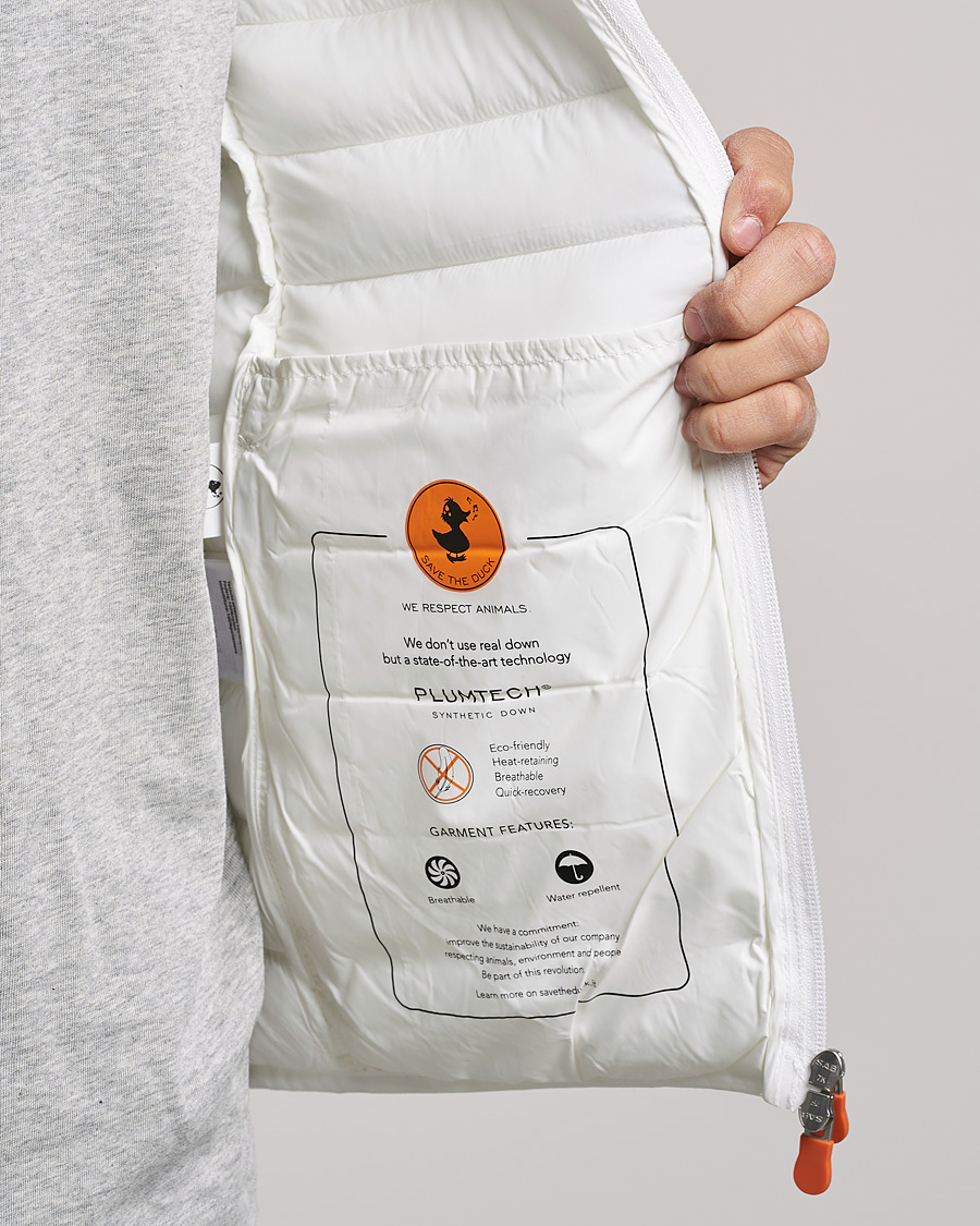 Mies | Takit | Save The Duck | Donald Lightweight Padded Hooded Jacket Off White