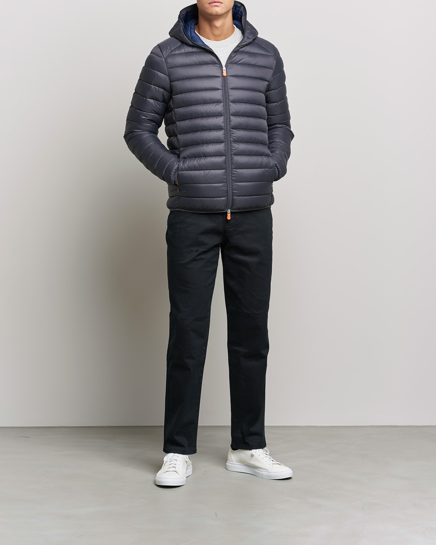 Mies | Takit | Save The Duck | Donald Lightweight Padded Hooded Jacket Anthracite