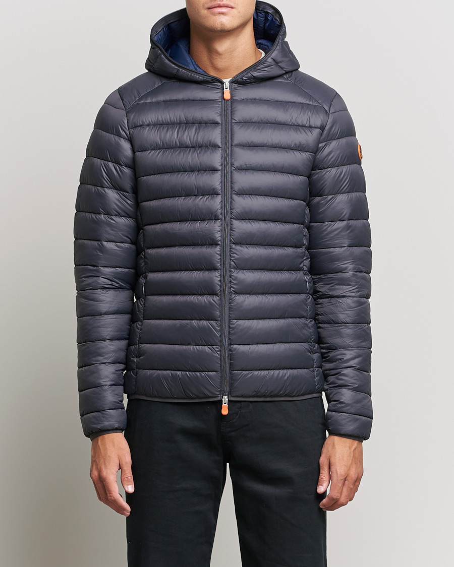 Mies | Takit | Save The Duck | Donald Lightweight Padded Hooded Jacket Anthracite