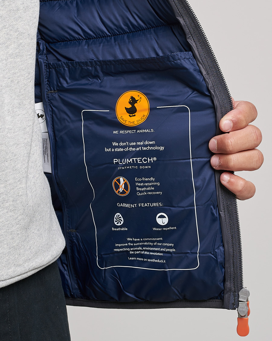 Mies | Takit | Save The Duck | Donald Lightweight Padded Hooded Jacket Anthracite