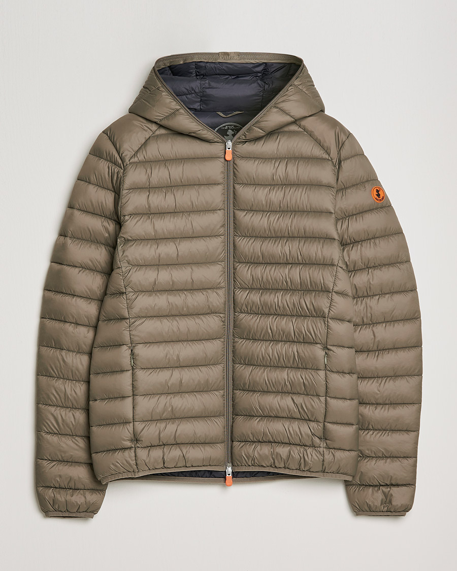 Mies | Takit | Save The Duck | Donald Lightweight Padded Hooded Jacket Mud Grey