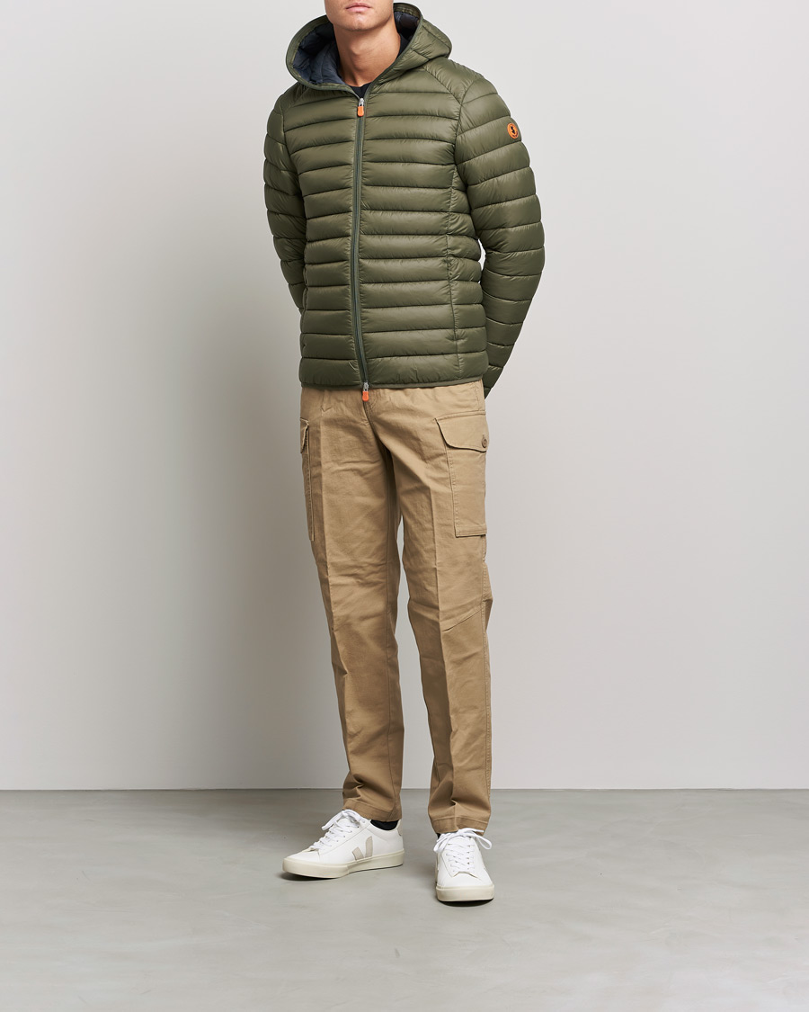Mies | Takit | Save The Duck | Donald Lightweight Padded Hooded Jacket Laurel Green