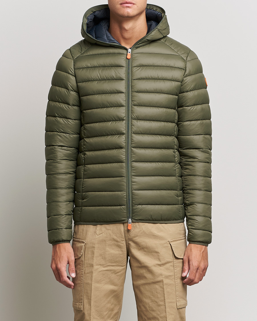 Mies | Takit | Save The Duck | Donald Lightweight Padded Hooded Jacket Laurel Green