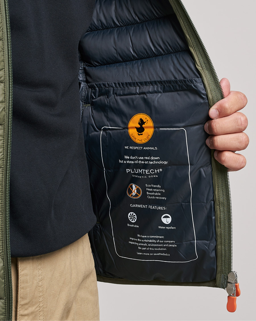 Mies | Takit | Save The Duck | Donald Lightweight Padded Hooded Jacket Laurel Green