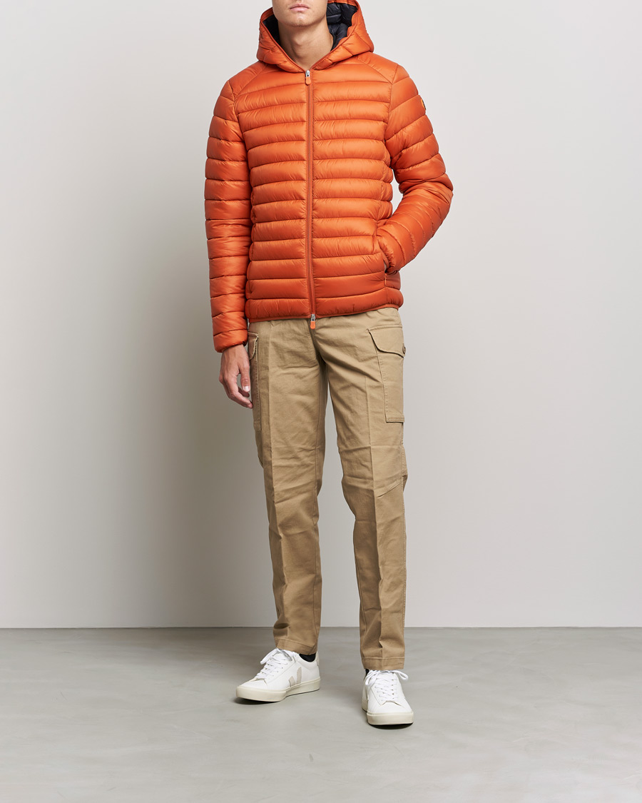 Mies | Takit | Save The Duck | Donald Lightweight Padded Hooded Jacket Ginger Orange S