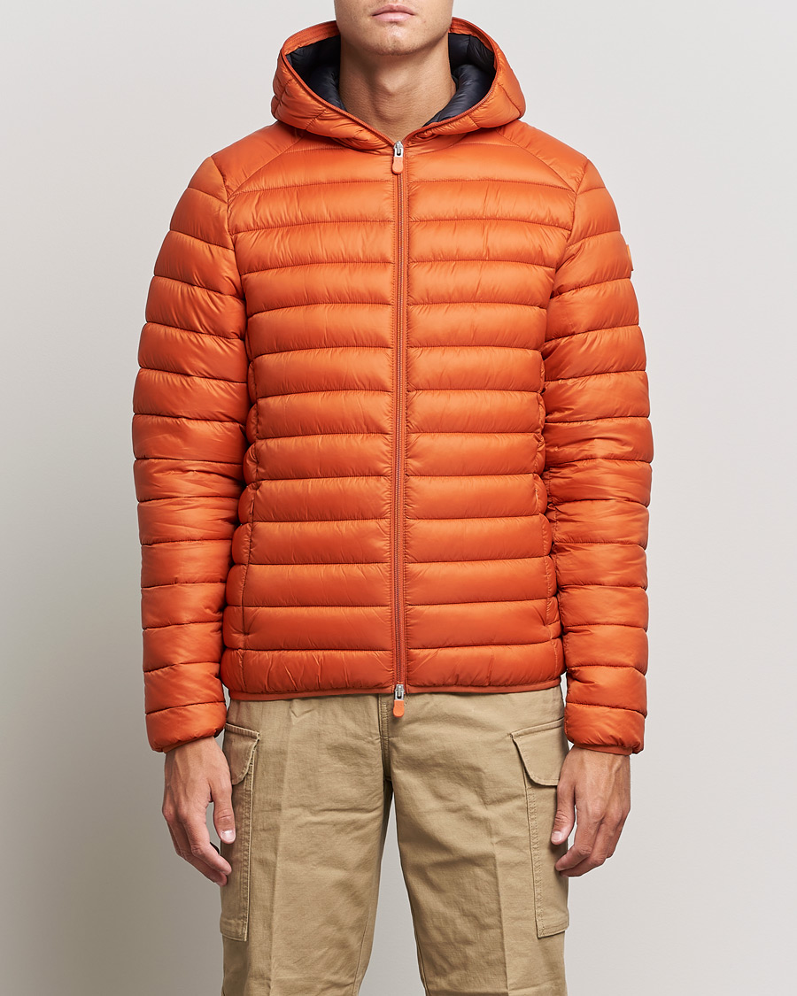Mies | Takit | Save The Duck | Donald Lightweight Padded Hooded Jacket Ginger Orange S
