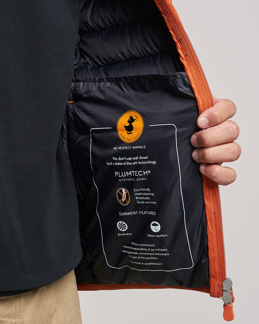 Mies | Takit | Save The Duck | Donald Lightweight Padded Hooded Jacket Ginger Orange S