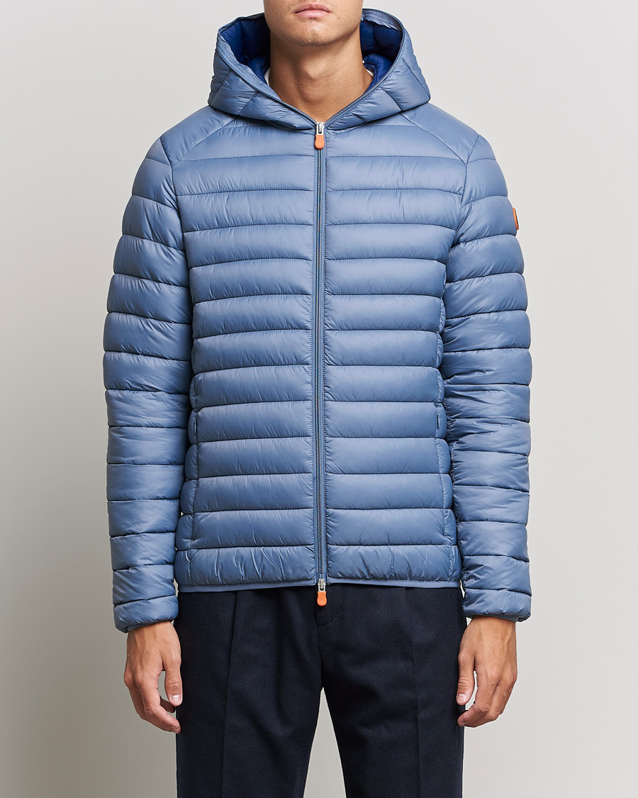Mies | Takit | Save The Duck | Donald Lightweight Padded Hooded Jacket Stone Blue